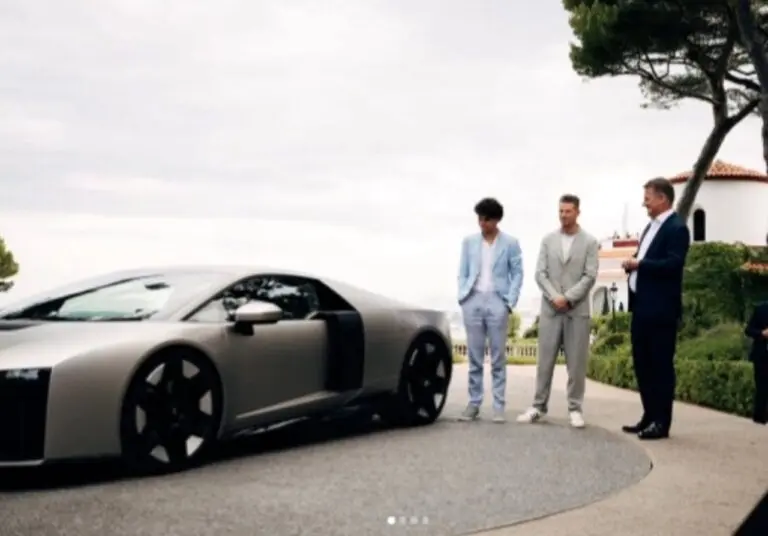 CEO da Audi, Gabriel Bortoleto e Nico Hülkenberg - Instagram