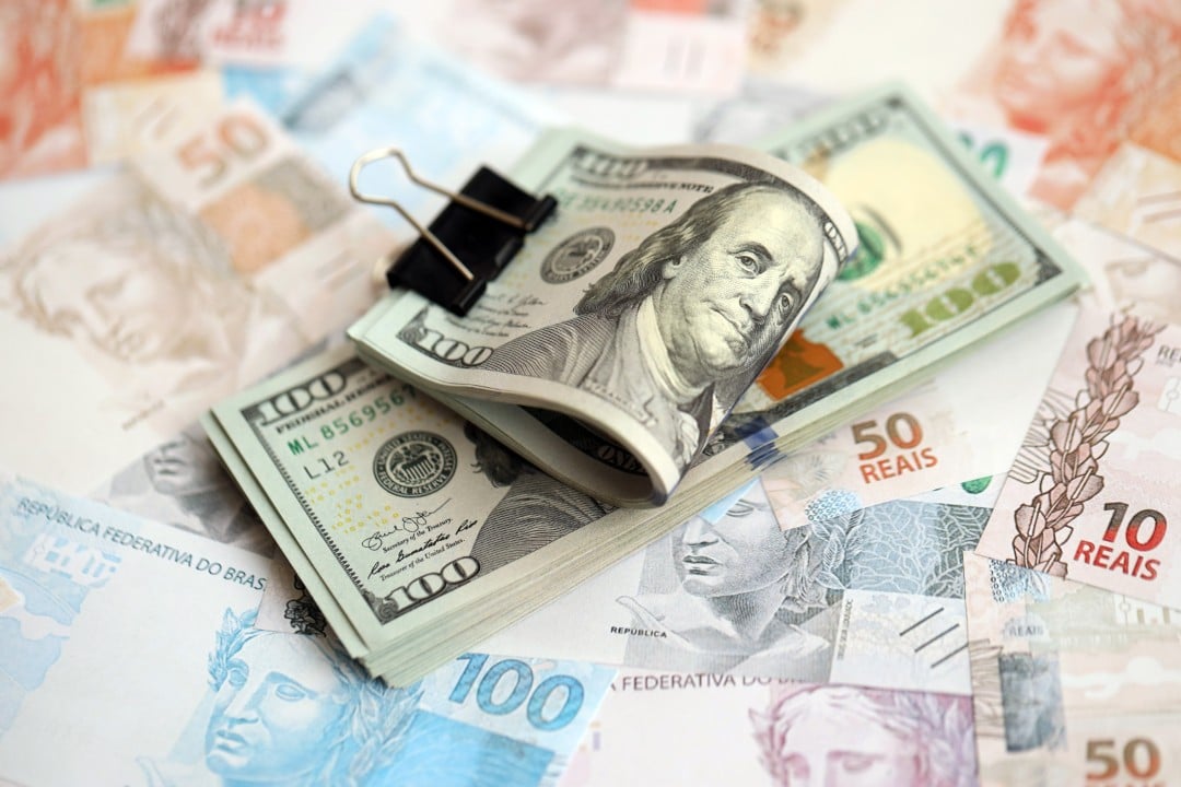 dólar e real
