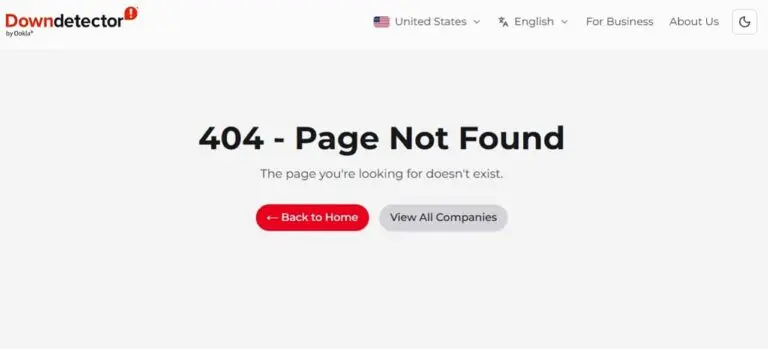 Downdetector fora do ar e páginas não encontradas reportam erro 404 no site oficial