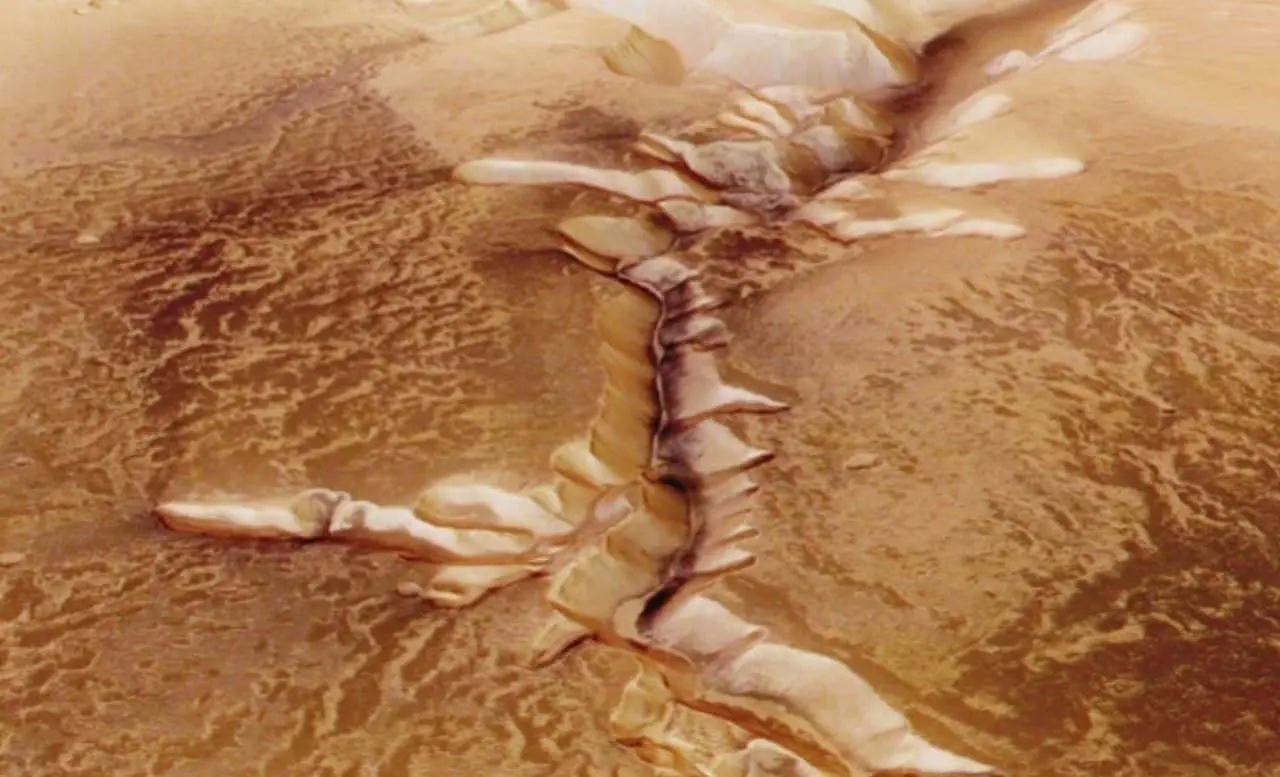 Echus Chasma - Reprodução/NASA