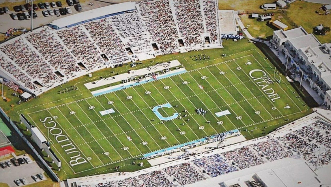 Estádio Johnson Hagood - Reprodução/citadelsports.com