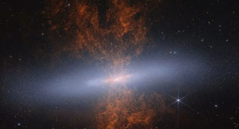 Galáxia M82 - Divulgação/Nasa