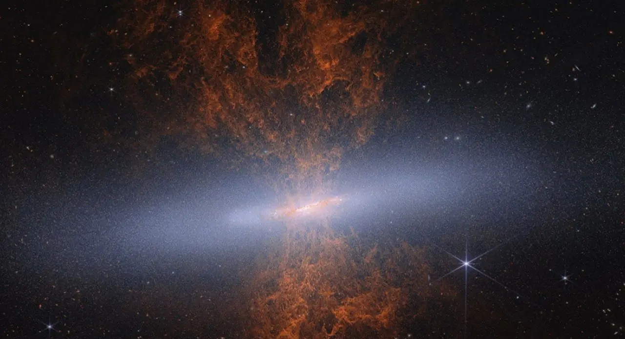 Galáxia M82 - Divulgação/Nasa