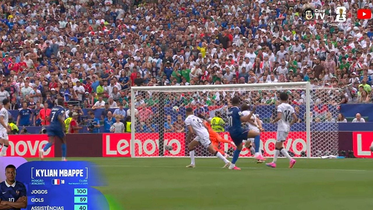 Golaço Mbappé - CazéTV