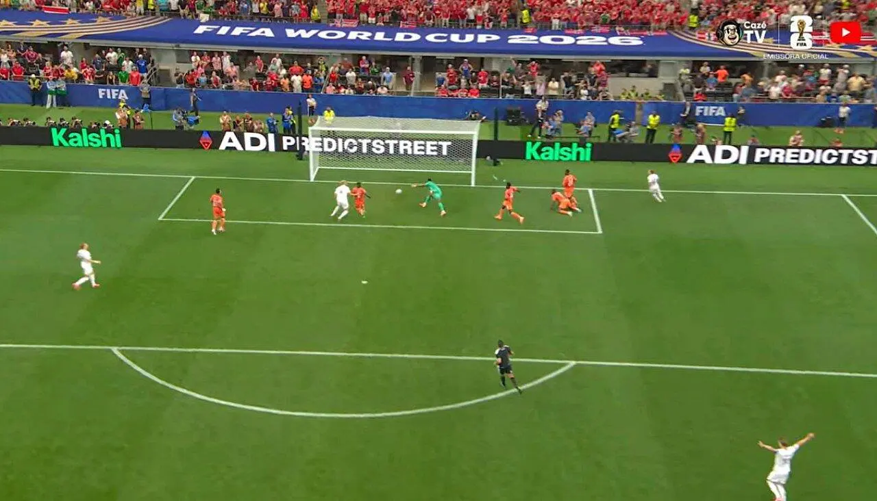 Haaland gol primeiro- CazéTV