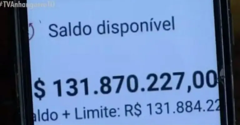Homem recebeu quase R$ 132 milhões por engano — Reprodução/TV Anhanguera