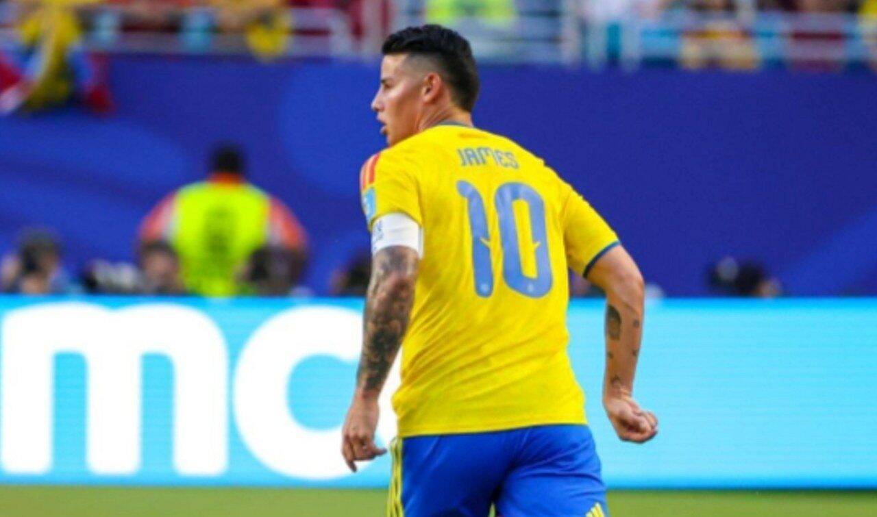 James Rodriguez Col&ocirc;mbia - x/@FCFSeleccionCol