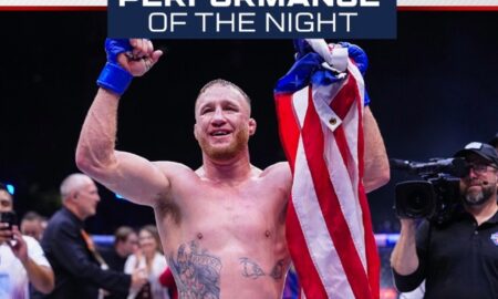 Justin Gaethje memecahkan bank dan menerima hadiah rekor di UFC Casa Branca setelah KO Topuria