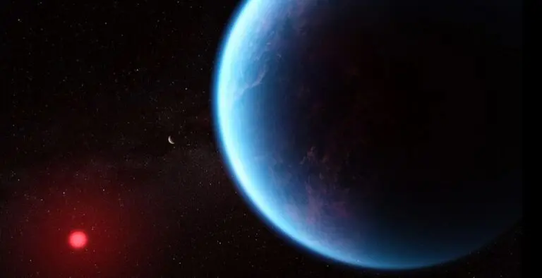 K2-18b - Ilustração/Nasa