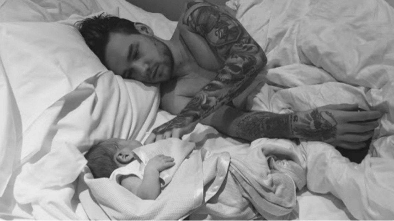 Liam Payne com o filho em foto ainda bebê - Foto: Reprodução/Instagram