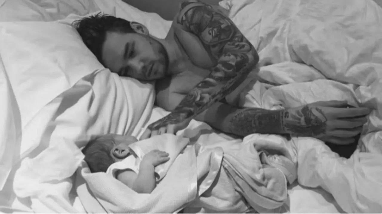 Liam Payne com o filho em foto ainda bebê - Foto: Reprodução/Instagram