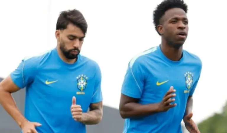 Lucas Paquetá e Vini Jr