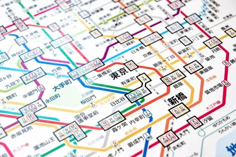 mapa do metro japão