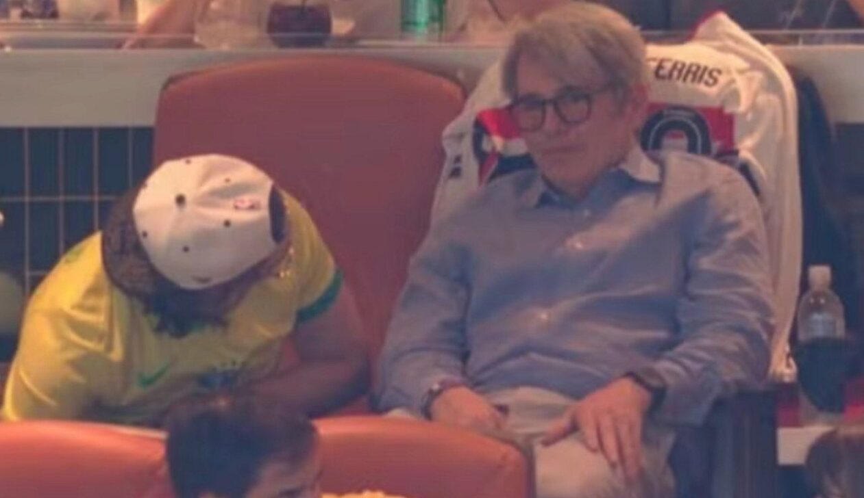 Matthew Broderick assiste à partida do Brasil na Copa -Foto: Reprodução