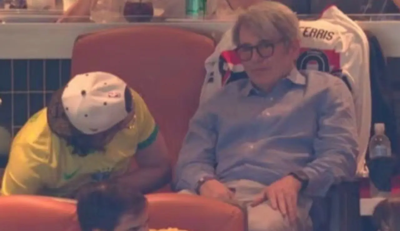 Matthew Broderick assiste à partida do Brasil na Copa -Foto: Reprodução