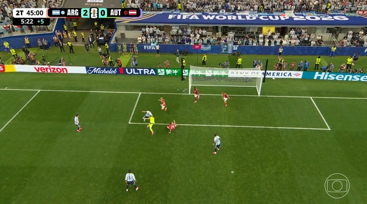 Messi segundo gol - Globo