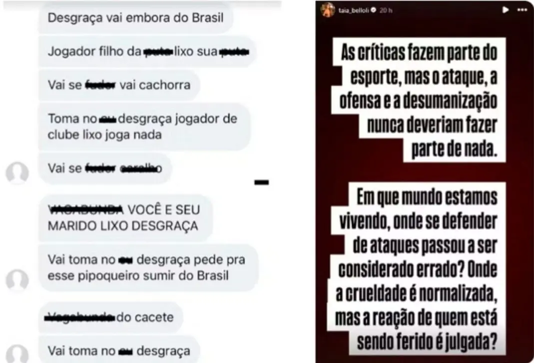 ラフィーニャの妻、ナタリア・ベッローリが攻撃を暴露 - 複製