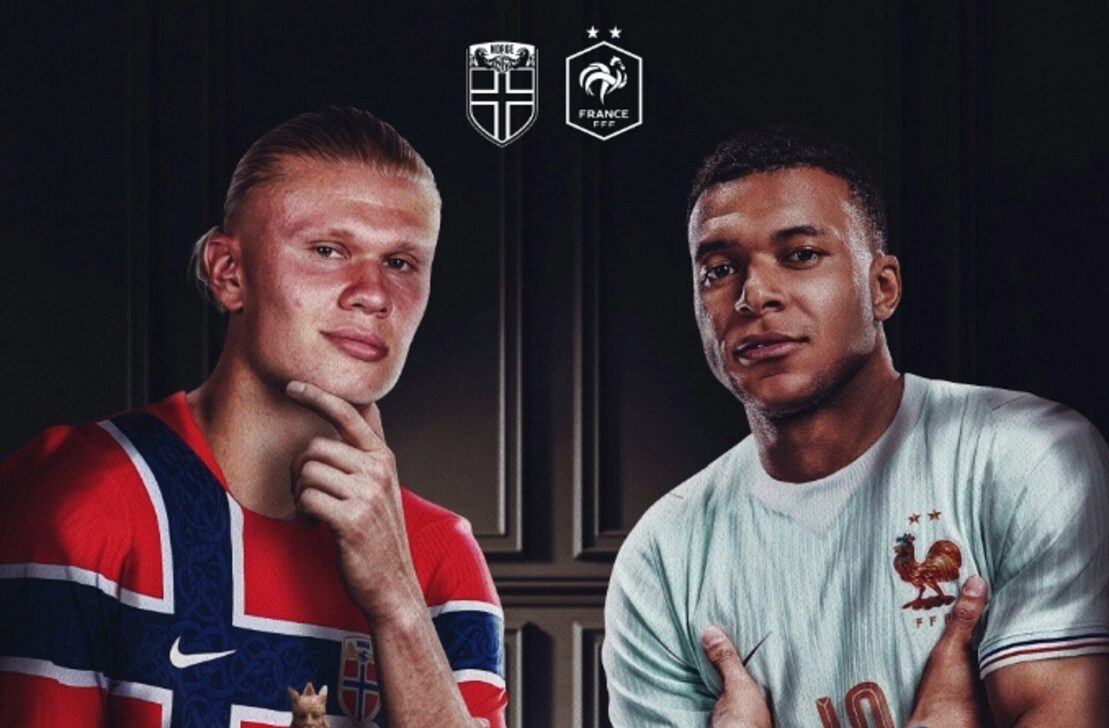 Noruega x França - X.com/ França