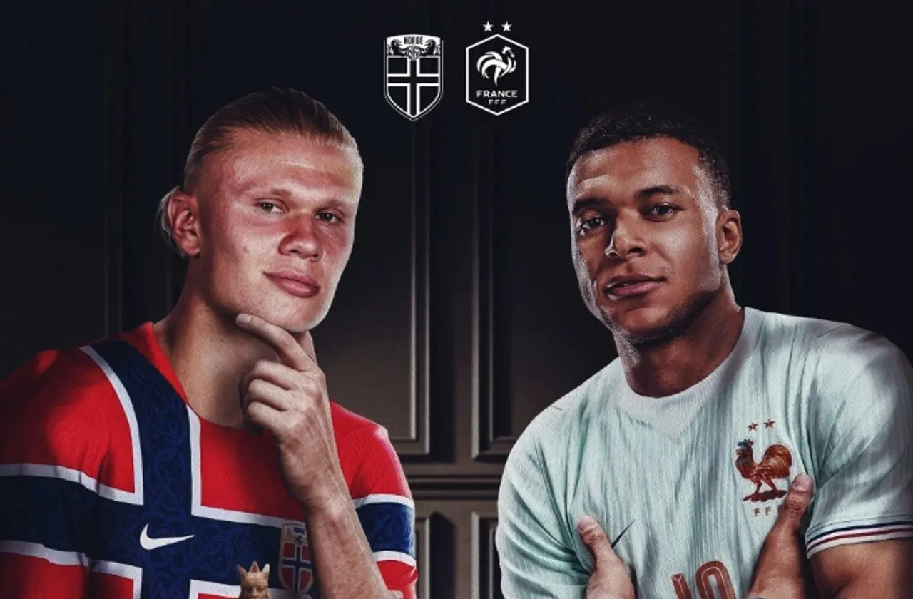 Noruega x França - X.com/ França
