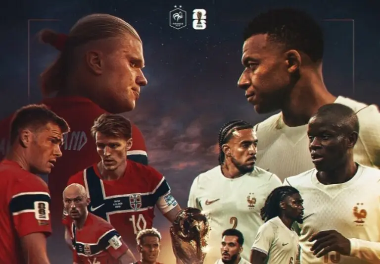 Noruega x França - X.com/ França