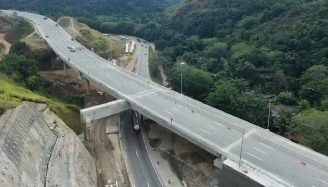 novos viadutos da Serra das Araras