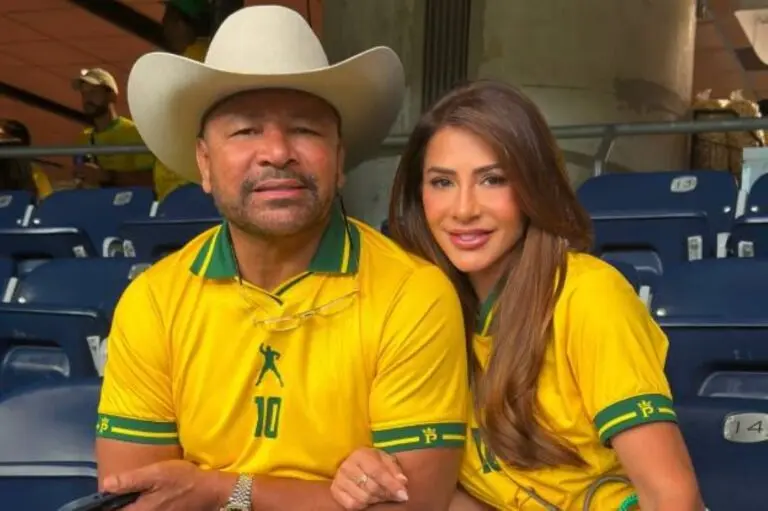 pai de Neymar e namorada