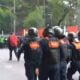 Protesto na porta do estádio no México - Globo