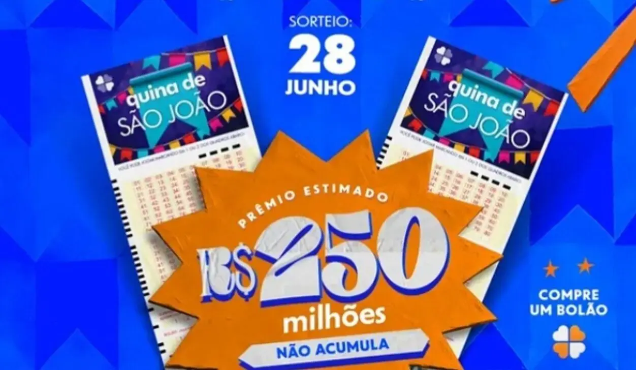 Quina de São João 2026 - @loteriascaixaoficial