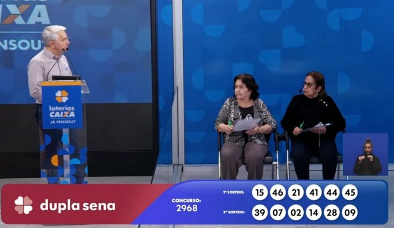 Resultado dupla sena 2968