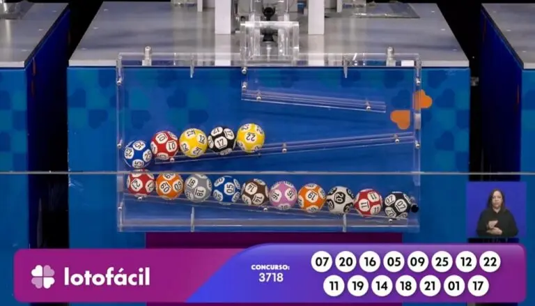 Resultado Lotofácil 3718