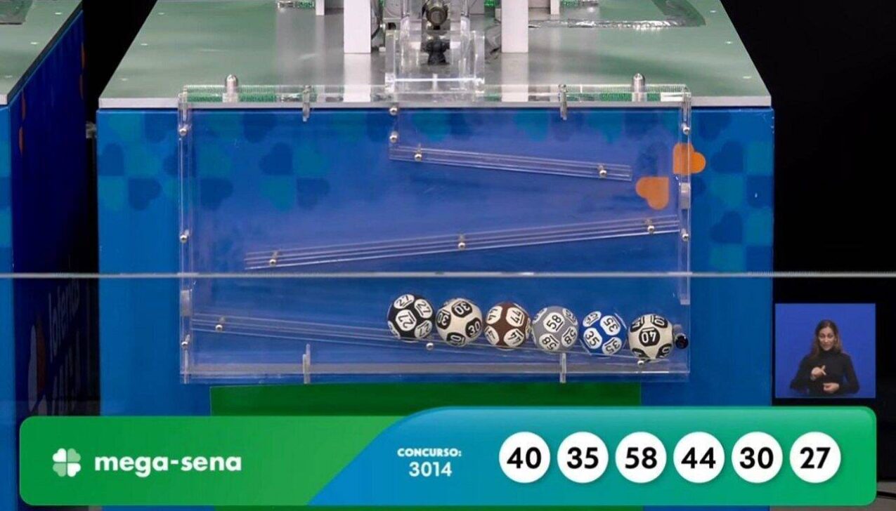 Resultado Mega-Sena 3014 - Reprodução/ Youtube Loterias Caixa
