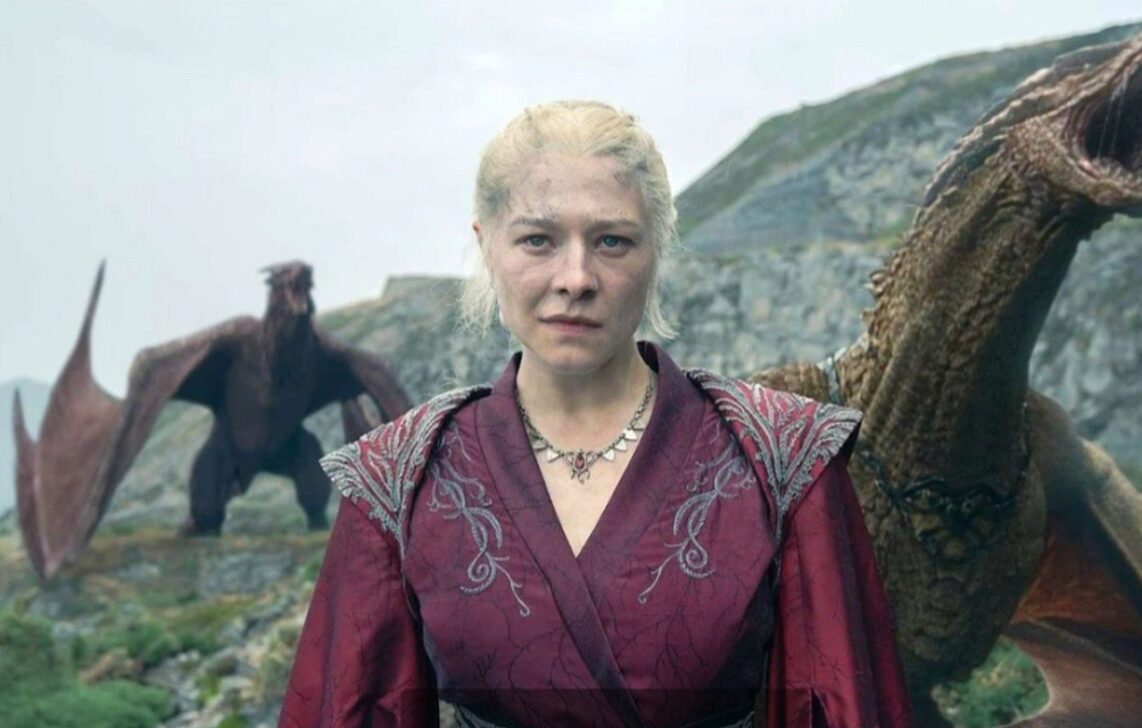 Rhaenyra Targaryen (Emma D'Arcy) em A Casa do Dragão - reprodução