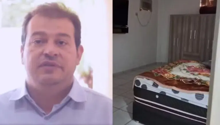 Rodrigo Felipe Amparado usou sala de hospital como quarto pessoal - Reprodução/ TV Globo