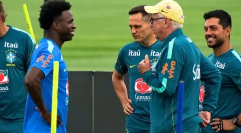 Seleção Brasileira treinando - Foto: Reprodução/TV Globo