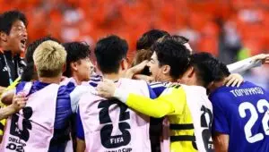 Suporter Jepang x Tunisia menciptakan suasana fantastis di Monterrey menjelang pertandingan penentuan Piala Dunia CONCACAF
