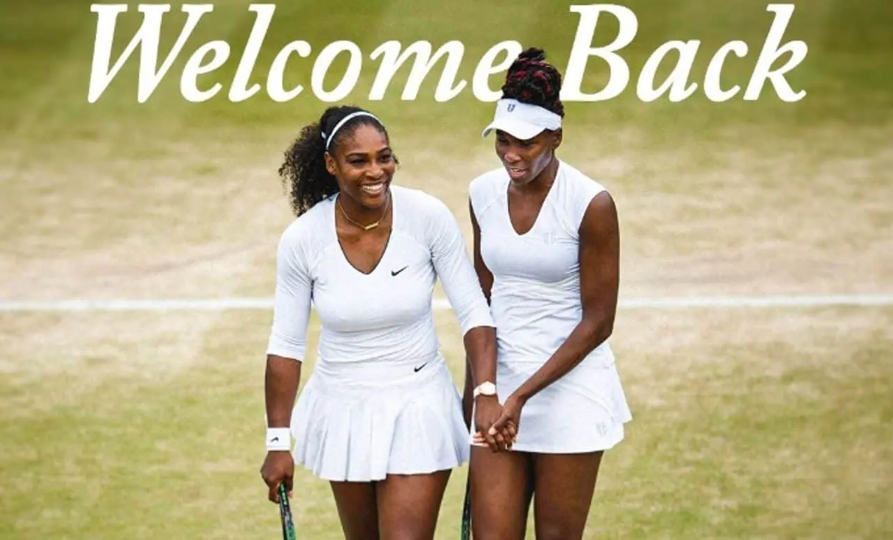 Serena Williams e Venus Williams - X.com/ Wimbledon