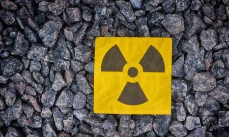 sinal de alerta de radiação