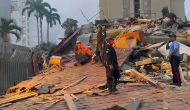 Terremoto duplo na Venezuela causa destruição - Reprodução/ TV Globo
