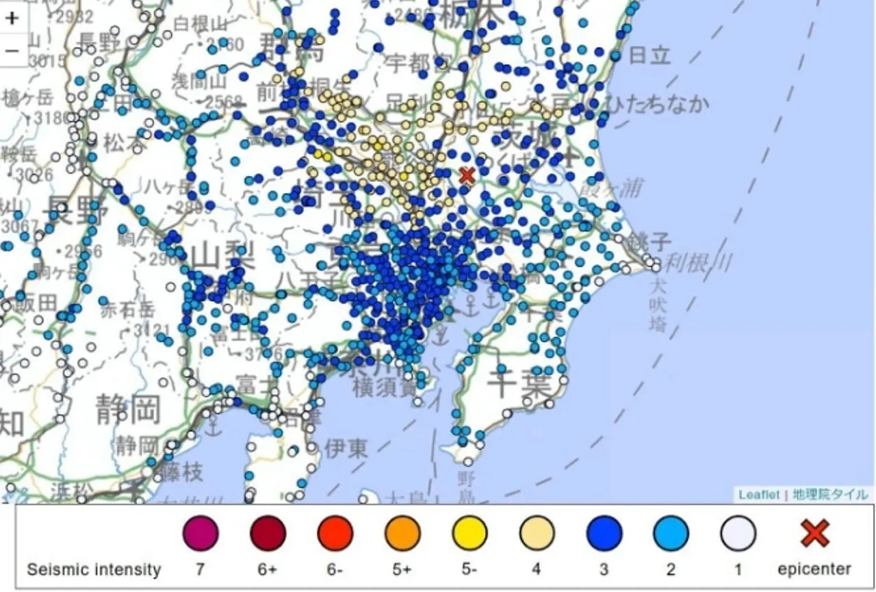 Terremoto no Japão - Internet