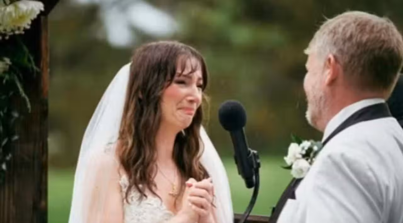 The star's ex tied the knot in an intimate ceremony. Picture: Instagram