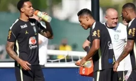 treinamento da Seleção Brasileira