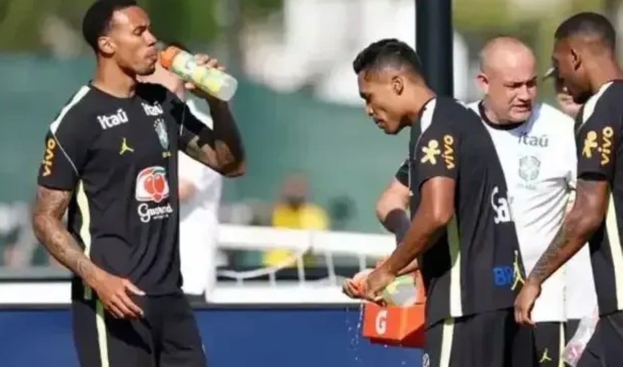 treinamento da Seleção Brasileira