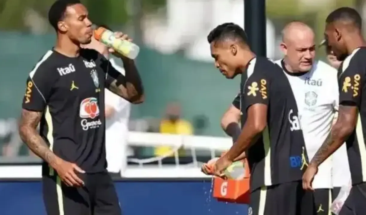 treinamento da Seleção Brasileira