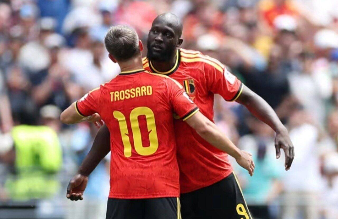 Trossard e Romelu Lukaku - Divulgação/FIFA