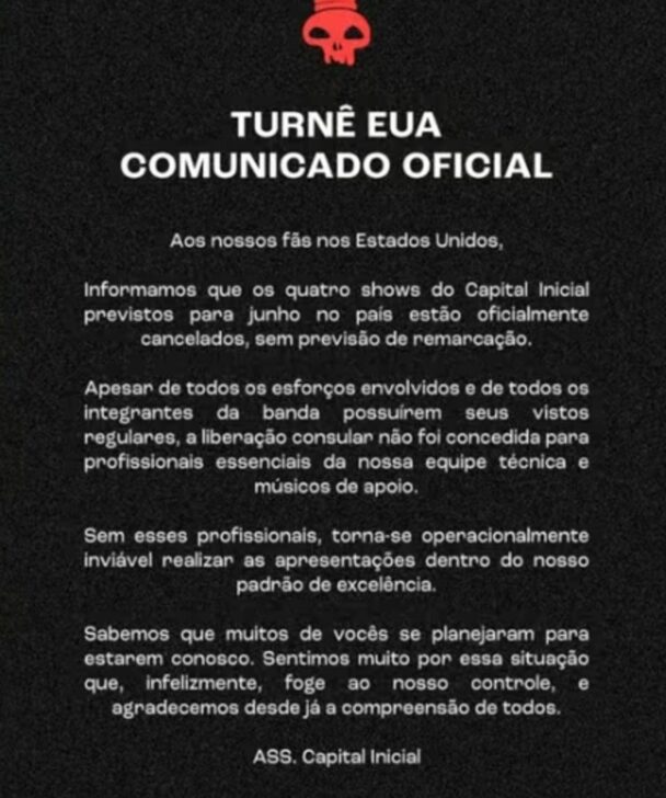 Turnê Capital Inicial