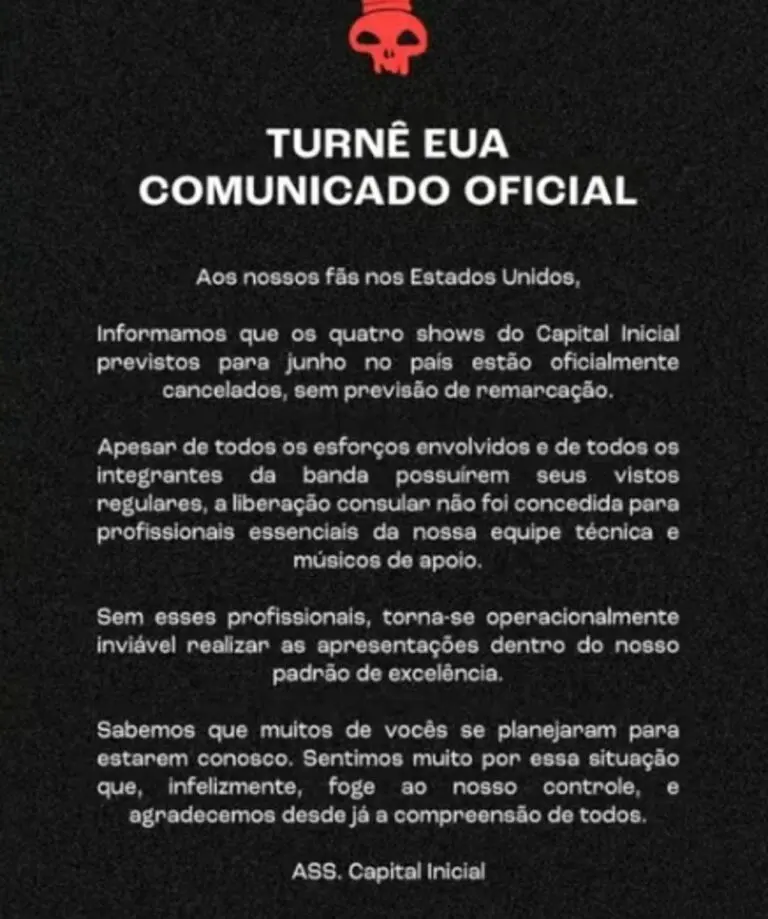 Turnê Capital Inicial