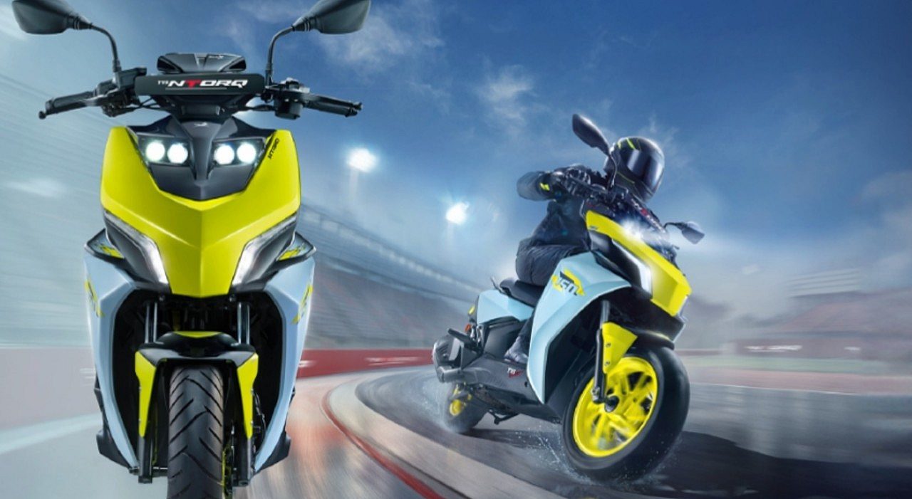 TVS Ntorq 150 - @TVS NTORQ
