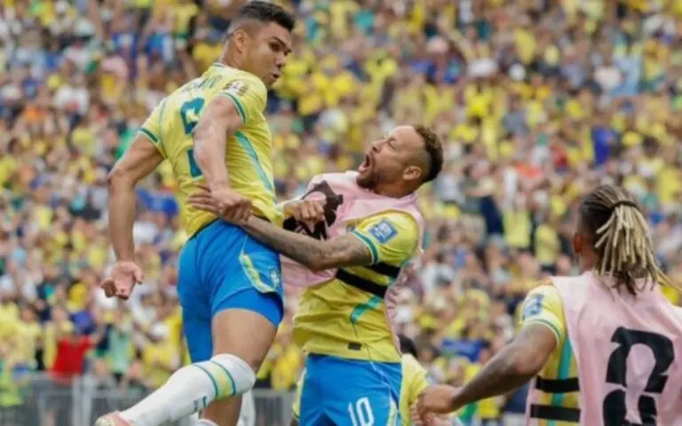 Casemiro e Neymar