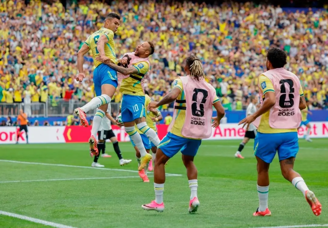 Casemiro e Neymar
