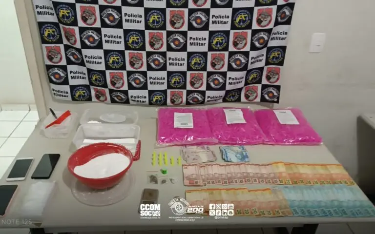 Operação policial em Marília desmantela ponto de armazenamento de drogas e prende suspeito no Nova Marília